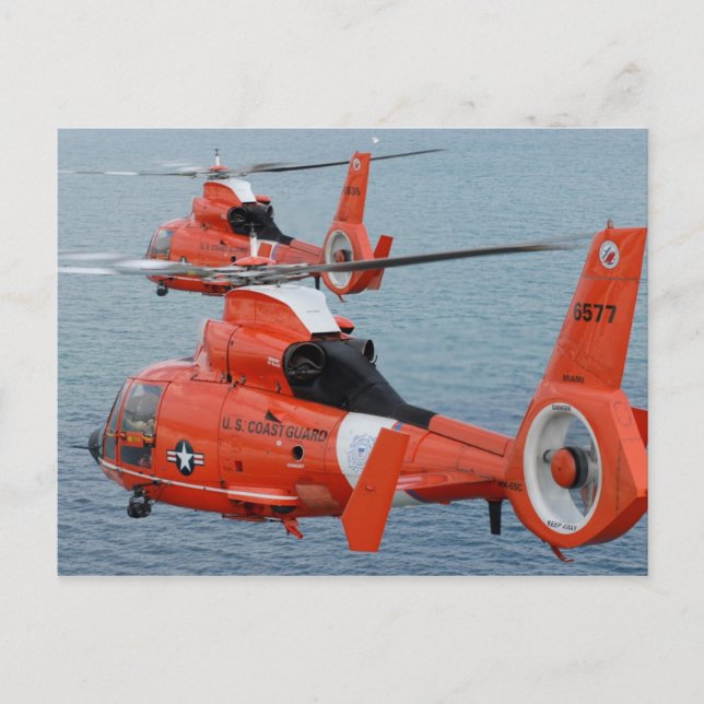 HH-65 Dolphin Postcard (Front)
