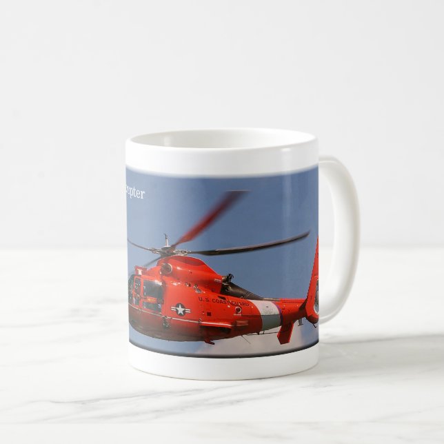 HH 65C Dolphin Helicopter mug (Front Right)