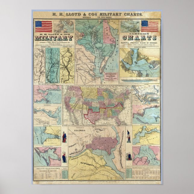 HH Lloyd Campaign Military Charts (Front)