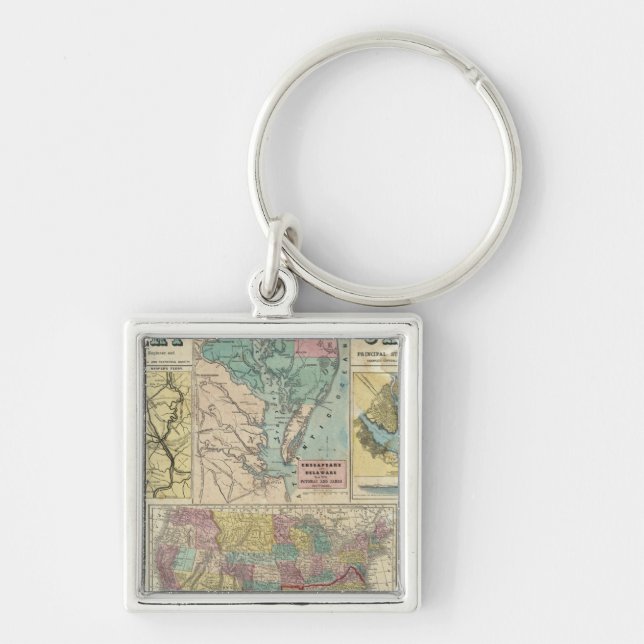 HH Lloyd Campaign Military Charts Keychain (Front)