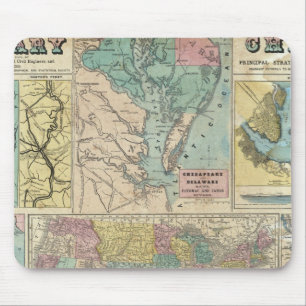 HH Lloyd Campaign Military Charts Mouse Pad