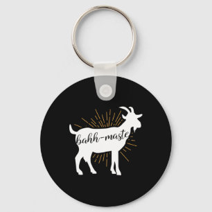 Hh-maste Goat Yoga Namaste Pun Shirt Gift Men And Keychain