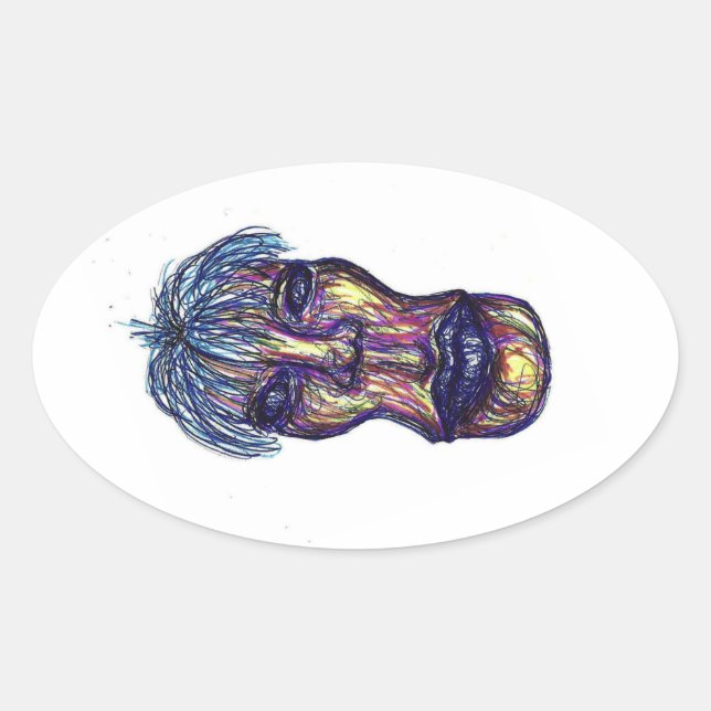 hh oval sticker (Front)