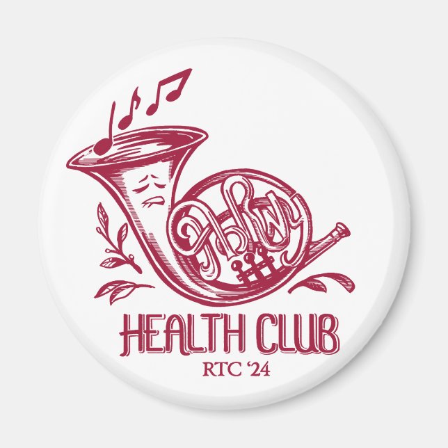 HHC (French Horn) Circle Magnet (Front)