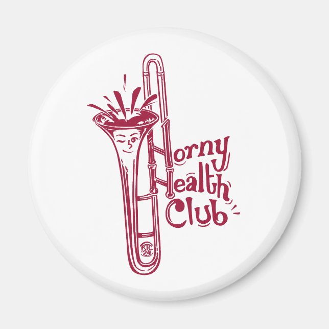 HHC (Trombone) Circle Magnet (Front)