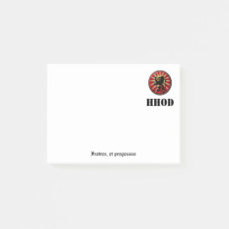 HHOD post-it notes