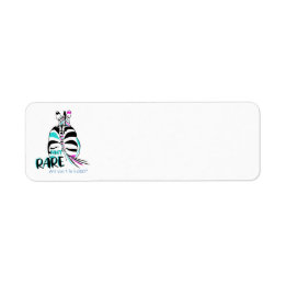 HHT Rare Zebra Return Address Labels
