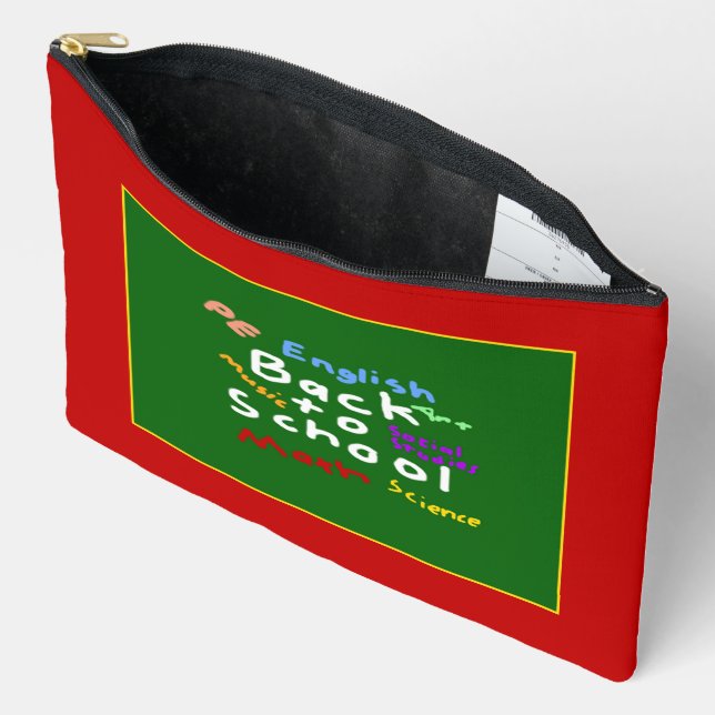 HI54EDU Back to School Accessory Pouch (Open)