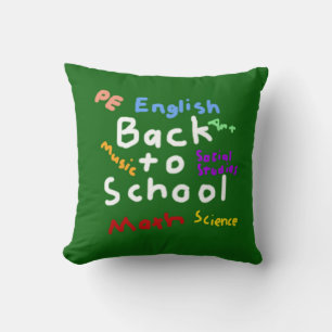 HI54EDU Back To School  Throw Pillow