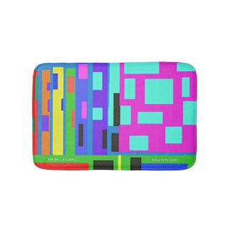 HI54Geo Geo Building Bath Mat