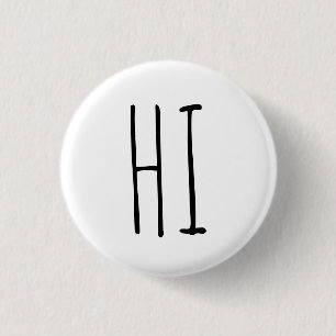 HI 1 INCH ROUND BUTTON