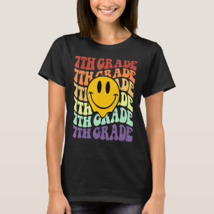 Hi 7th seventh grade teacher Back To School Retro T-Shirt