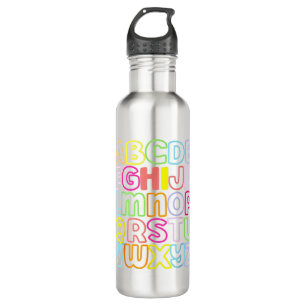 Hi Alphabet Back To School Pre K Kindergarten Teac 710 Ml Water Bottle