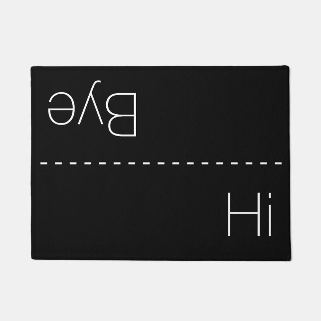 Hi and Bye Doormat (Front)