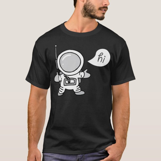 Hi Astronaut T-Shirt (Front)