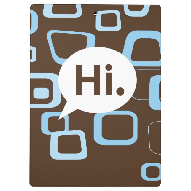 Hi. Clipboard (Back)