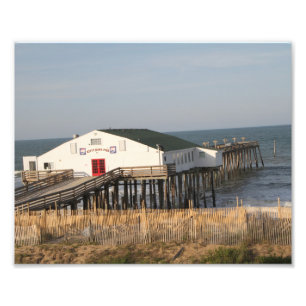 Hi-def photo Kitty Hawk Pier, NC, Outerbanks Print