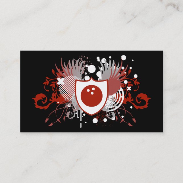 hi-fi bowling business card (Front)