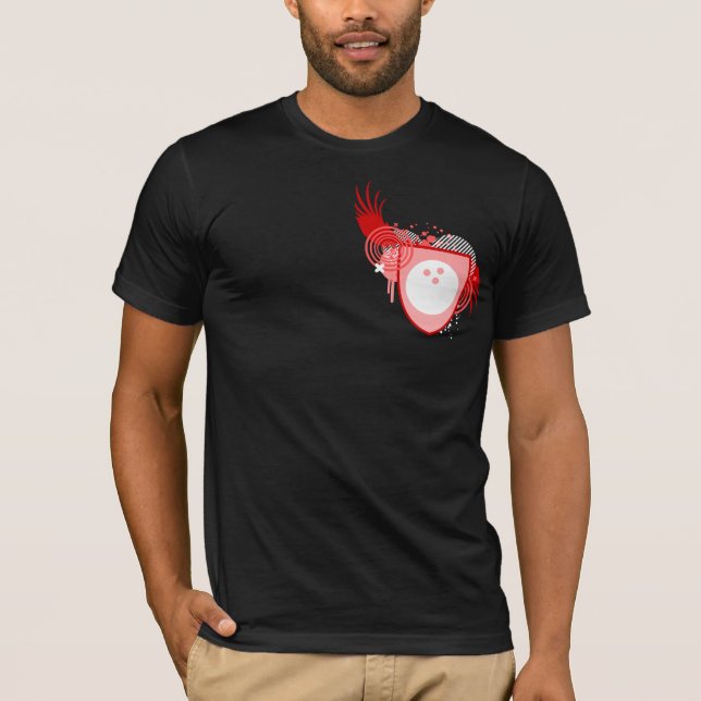 hi-fi bowling crest T-Shirt (Front)