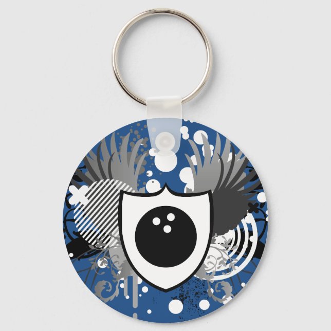 hi-fi bowling keychain (Front)