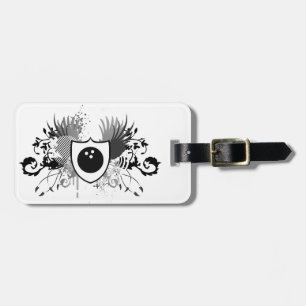 hi-fi bowling luggage tag