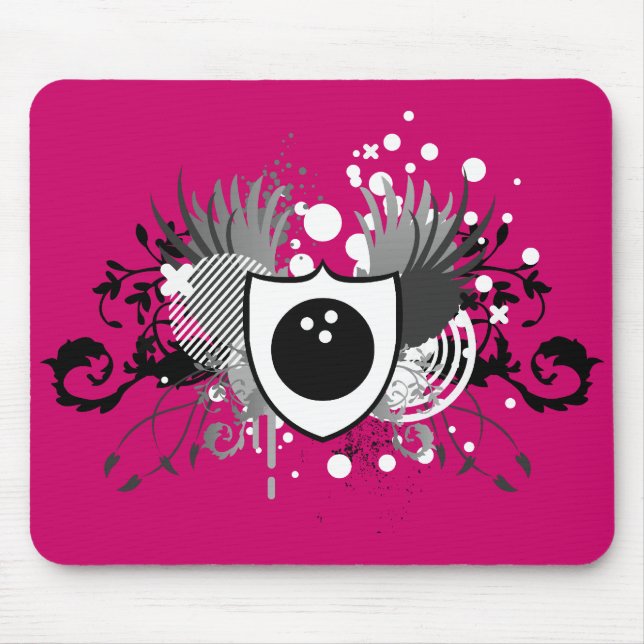 hi-fi bowling mouse pad (Front)
