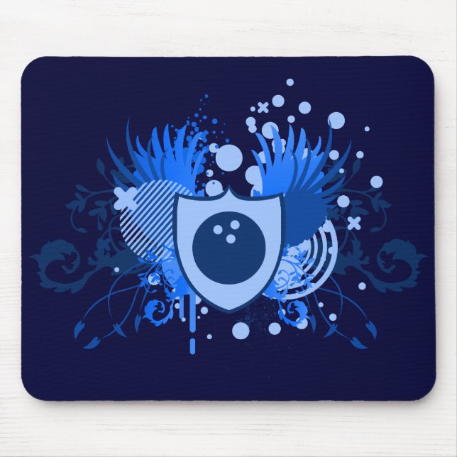 hi-fi bowling mouse pad (Front)