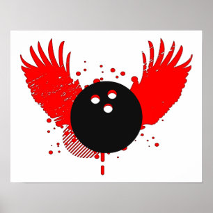 hi-fi bowling poster