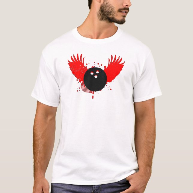 hi-fi bowling T-Shirt (Front)