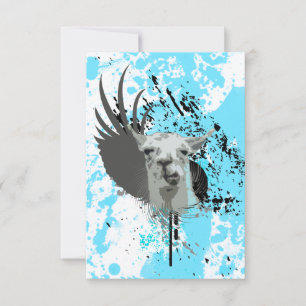 hi-fi llama invitation