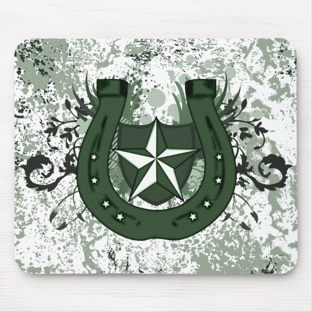 hi-fi lucky horseshoe mouse pad (Front)