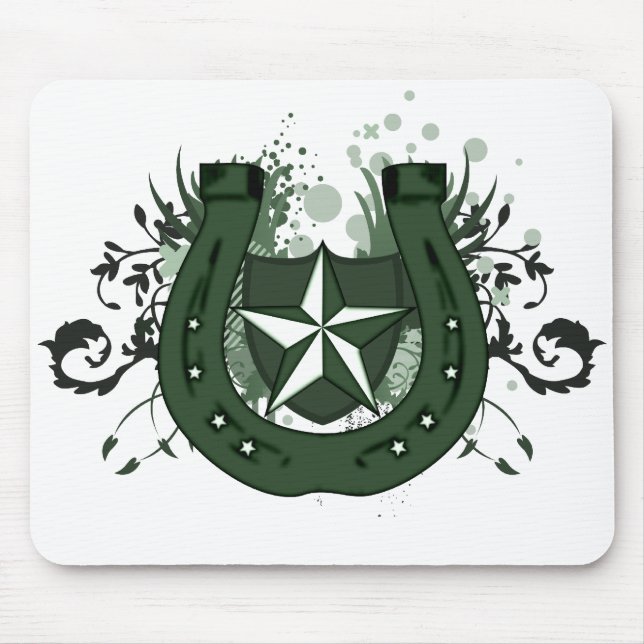 hi-fi lucky horseshoe mouse pad (Front)