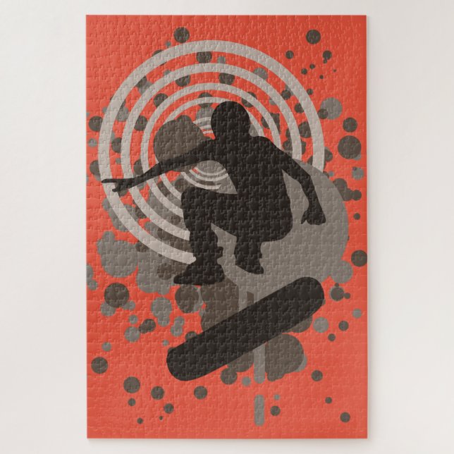 hi-fi skateboarder jigsaw puzzle (Vertical)
