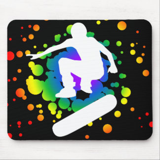 hi-fi skateboarding : bubbles : mouse pad