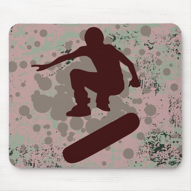 hi-fi skateboarding : bubbles : mouse pad (Front)