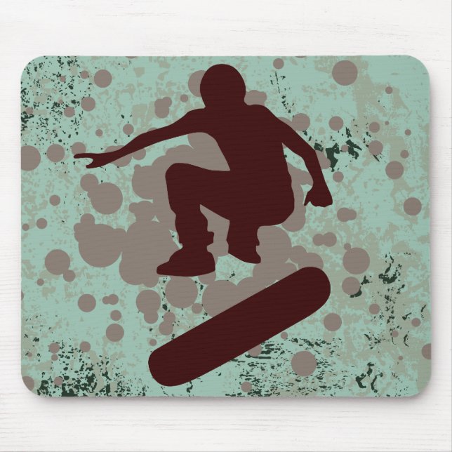 hi-fi skateboarding : bubbles : mouse pad (Front)