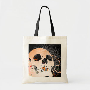 hi-fi skull 2 (trick or treat bag) tote bag