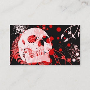 hi-fi skull business card
