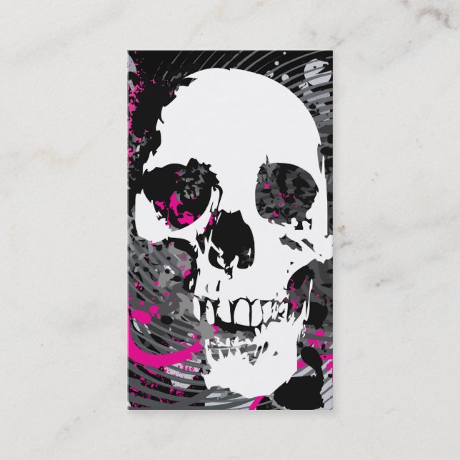 hi-fi skull business card (Front)