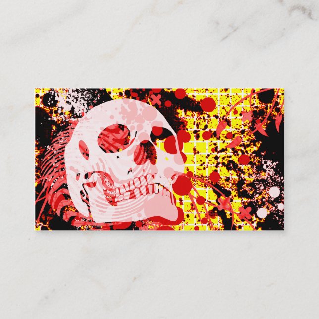 hi-fi skull business card (Front)