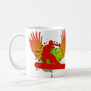 hi-fi snowboard coffee mug