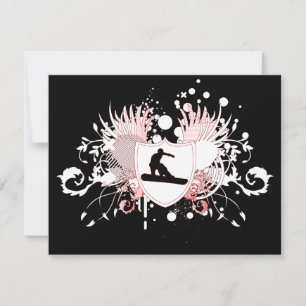 hi-fi snowboarder invitation