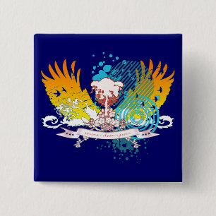 hi-fi tree. 2 inch square button