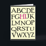 Hi! Greeting Card, blank inside Card<br><div class="desc">Send a simple "hi".</div>