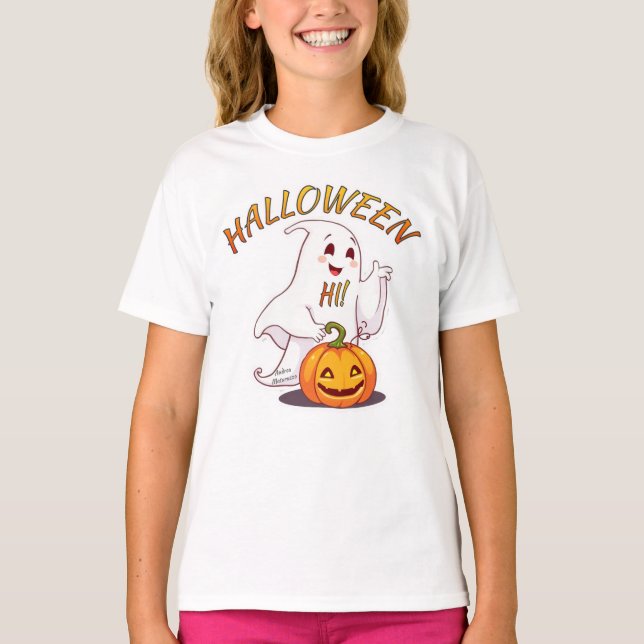 Hi ! Halloween T-Shirt (Front)