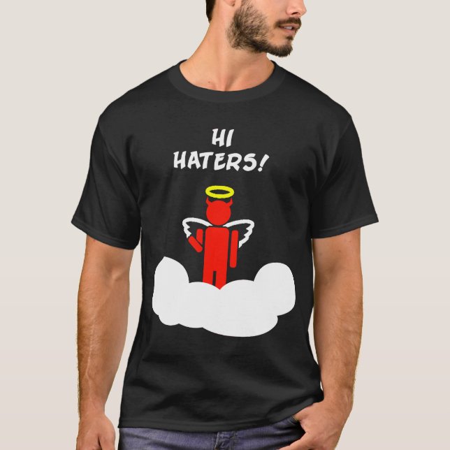 Hi Haters! Devilish Angel T-Shirt (Front)
