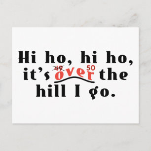 Hi Ho 50 Postcard