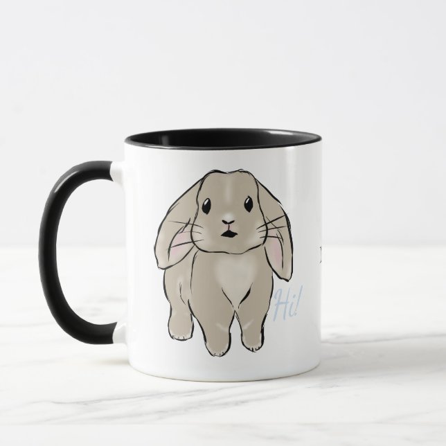 Hi Holland lop  Mug (Left)