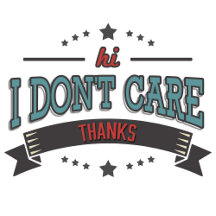 Hi, I Don’t Care, Thanks sarcastic retro t shirt