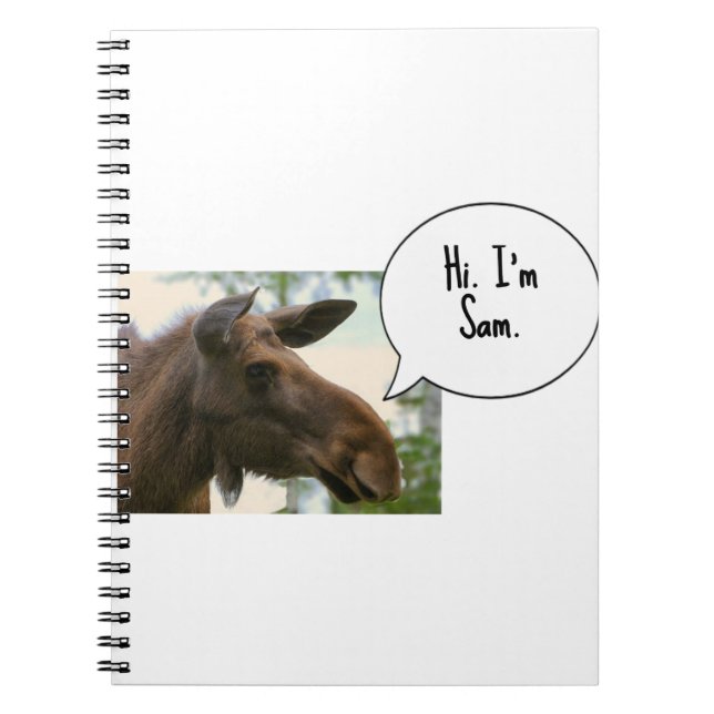 Hi! I'm Sam. Notebook (Front)